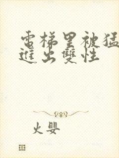 电梯里被猛烈的进出双性