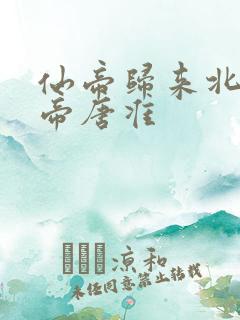 仙帝归来北斗仙帝唐准