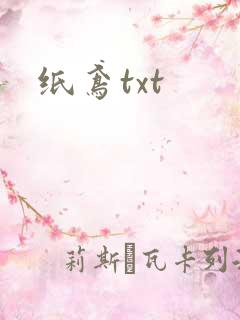 纸鸢txt