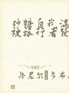 砂糖自我满足时被旅行者发现小说