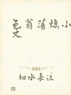 色翁荡熄小说全文