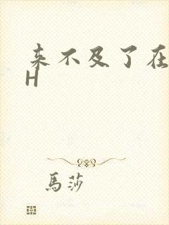 来不及了在车CH