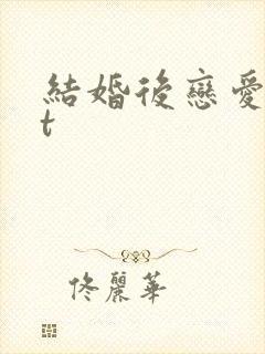 结婚后恋爱txt