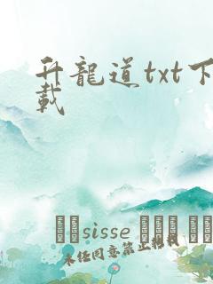 升龙道txt下载