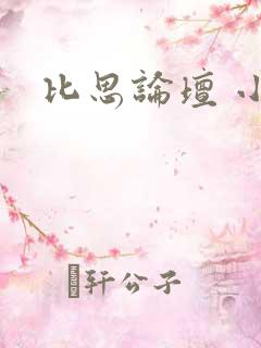 比思论坛 小说