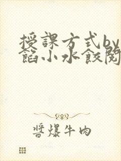 授课方式by肉馅小水饺阅读
