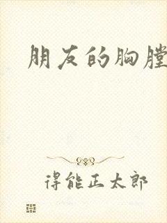 朋友的胸膛