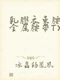 乳胶衣束腰勒紧金属腰带TXT