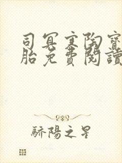 司冥寒陶宝六胞胎免费阅读笔趣阁