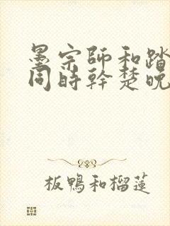 墨宗师和踏仙君同时干楚晚宁