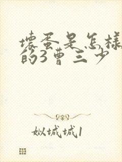 坏蛋是怎样炼成的3曹三少