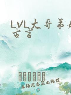 LVL大哥弟媳古言