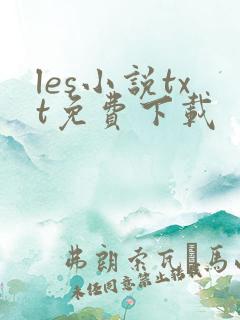 les小说txt免费下载
