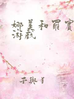 娜美和罗宾h小游戏