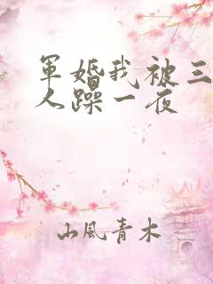 军婚我被三个男人躁一夜