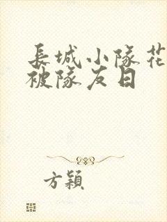 长城小队花木兰被队友日