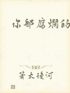 你那腐烂的直肠