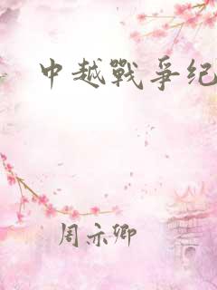 中越战争纪实录