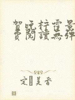 贺晚柠霍景潇免费阅读无弹窗