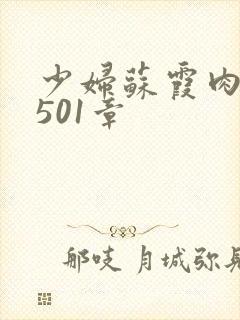 少妇苏霞肉欲第501章