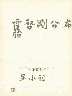 霍启刚公布龙凤胎