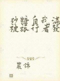 砂糖自我满足时被旅行者发现小说