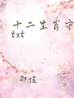 十二生肖守护神txt