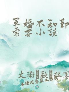 军婚不知节制地索要小说