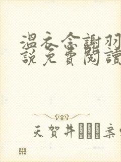 温衣念谢羽渊小说免费阅读