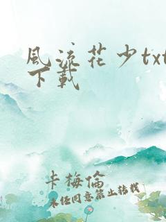 风流花少txt下载