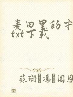 麦田里的守望者txt下载