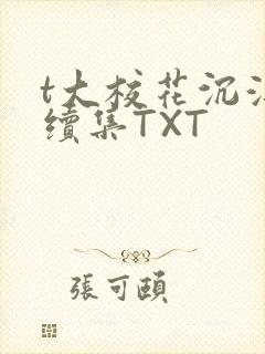 t大校花沉浮录续集TXT
