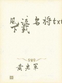 风流名将txt下载