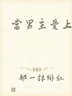 当男主爱上男配