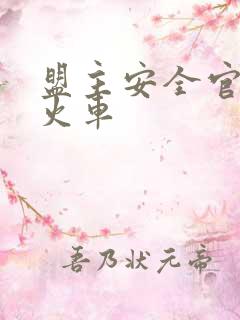 盟主安全官被开火车