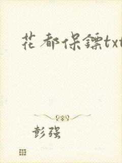 花都保镖txt