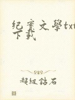 纪实文学txt下载