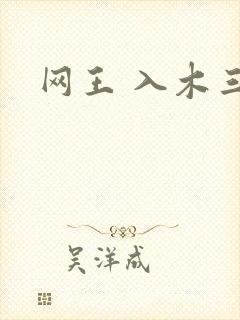 网王 入木三分