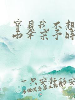 宝贝我不想带小雨伞宋予时