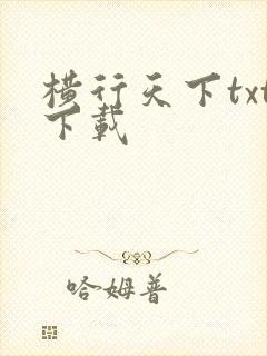 横行天下txt下载