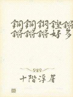 铜铜钢铿锵锵锵锵锵锵好多少阅读