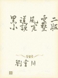 黑道风云二十年小说完整版