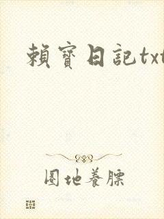 赖宝日记txt