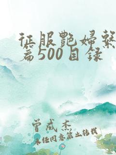 征服艳妇系列短篇500目录