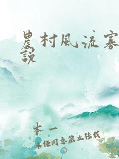 农村风流寡妇小说