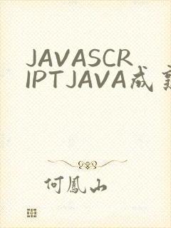 JAVASCRIPTJAVA成熟亲子