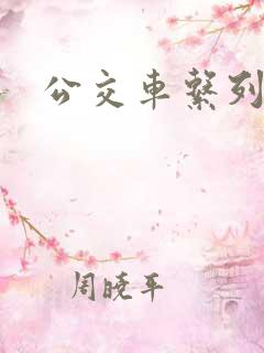 公交车系列说说