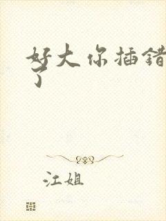 好大你插错地方了