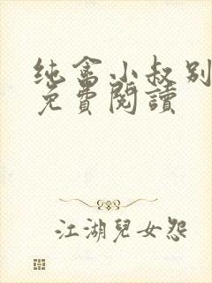 纯禽小叔别太猛免费阅读