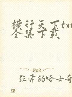横行天下txt全集下载